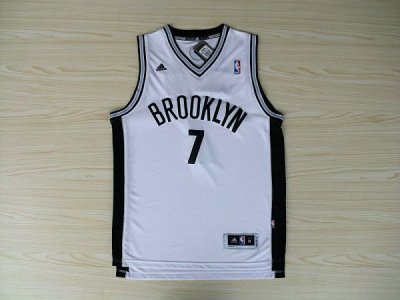 Maillot De Basket Brooklyn Nets Earvin Johnson 7 Blanc